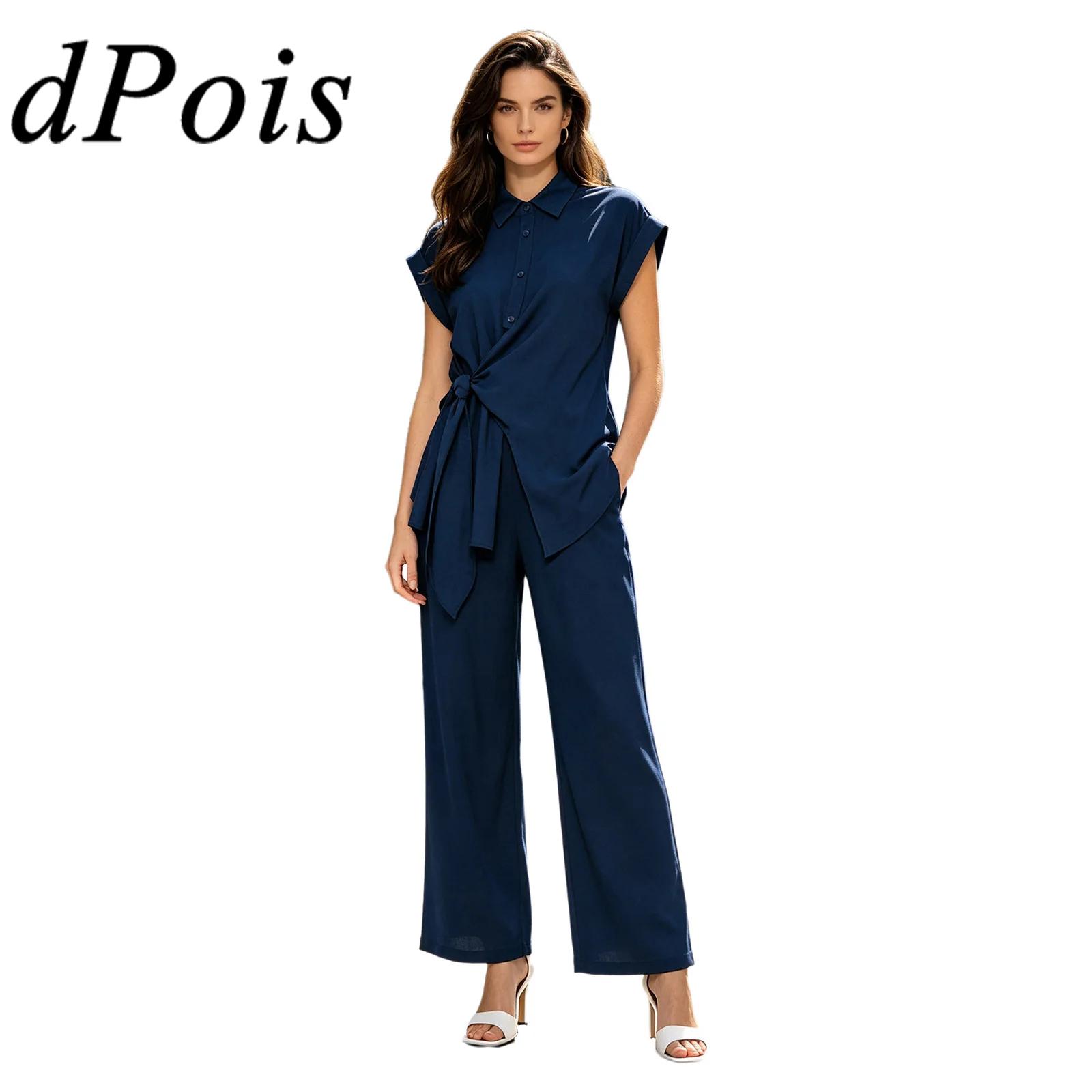 Women Formal Blouses For Evening Wear - Women Clothes Casual 2 Pcs Set