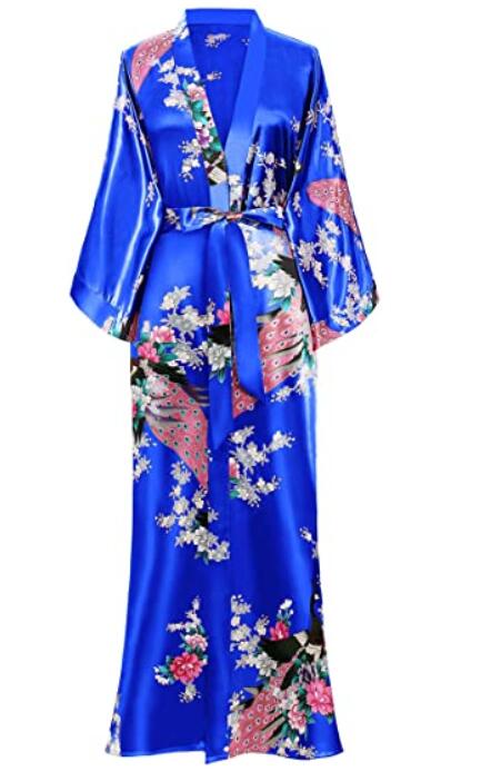 Women'S Formal Wear Wedding - Sexy Women Long Robe With Pocket