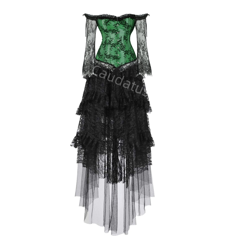 Corset Dress Plus Size Long Sk - Women'S Green Formal Wear recension och pris