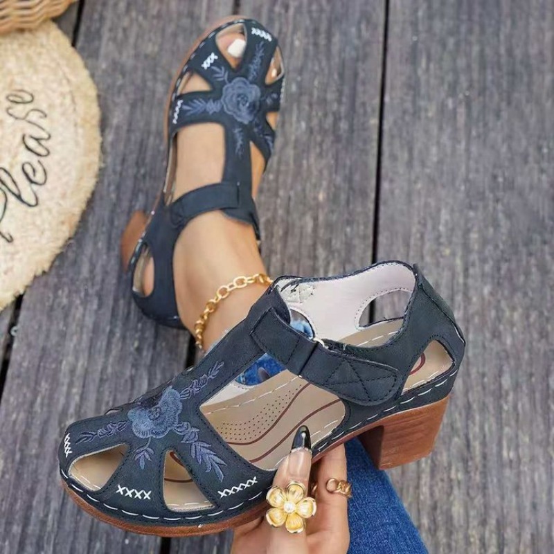 Women's Sandals Mid Block Heel - Formal Women Daily Wear Sandals recension och pris