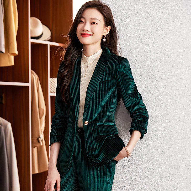 Women's velvet blazer for autu - High End Women'S Formal Wear recension och pris
