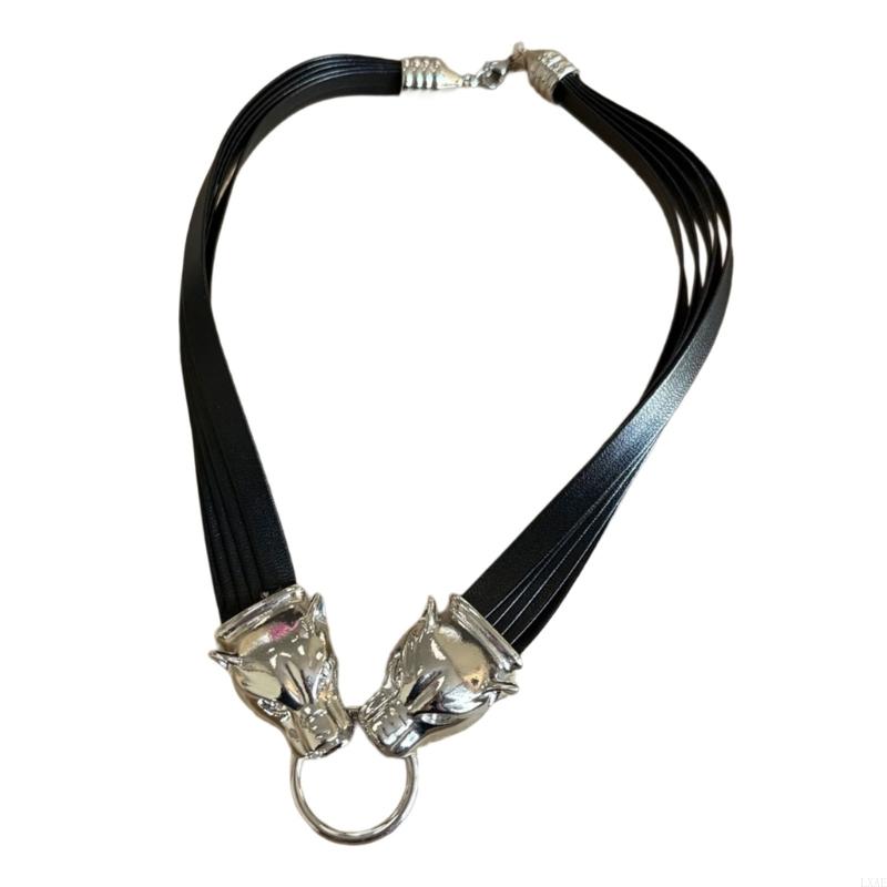 Elegant Gothic Head Necklace W - Women'S Gothic Formal Wear recension och pris