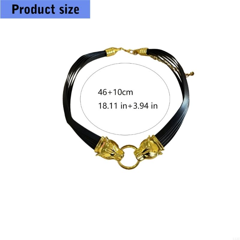 Elegant Gothic Head Necklace W - Women'S Gothic Formal Wear recension och pris