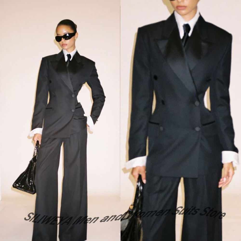 Professional Women's Black Dou - Women'S Formal Wear Jackets recension och pris