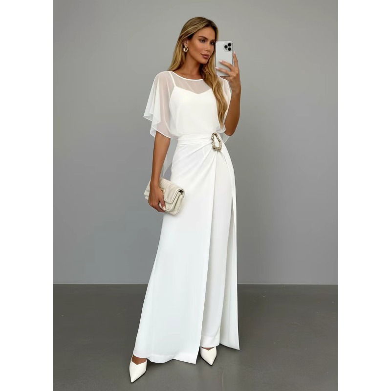 2026 New Women White Chiffon J - Women'S Formal Wear Wedding recension och pris