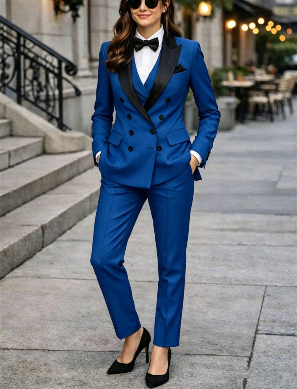 Double Breasted Women's Suits  - Women Formal Wear Vest recension och pris
