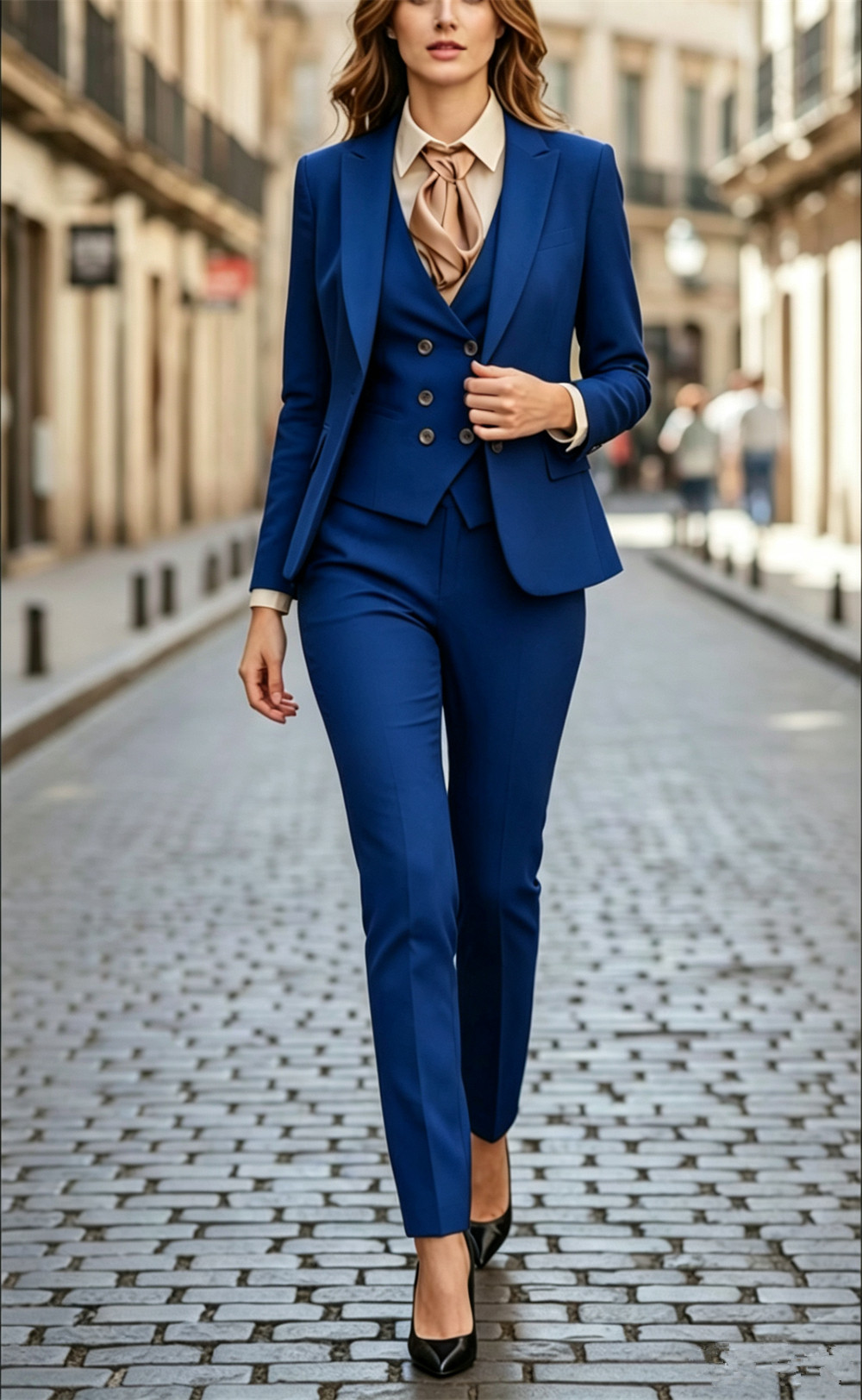 Women’s Black 3 Pieces Suit Se - Women Formal Wear Vest recension och pris