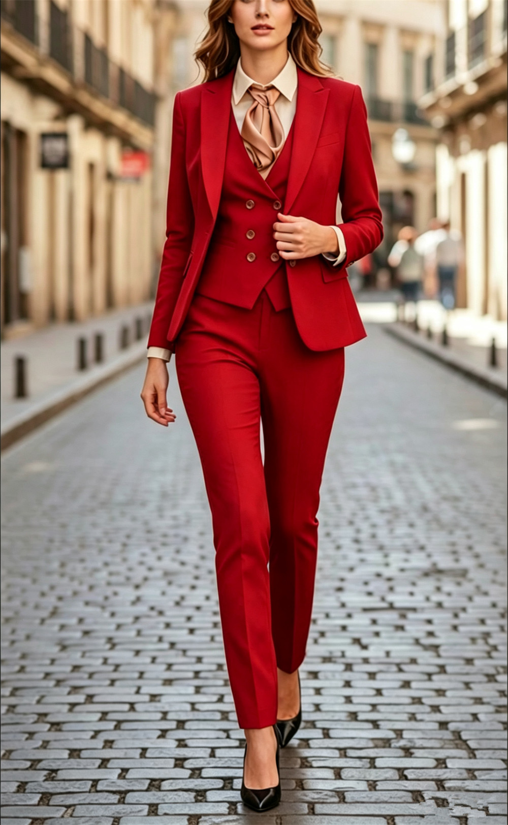 Women’s Black 3 Pieces Suit Se - Women Formal Wear Vest recension och pris