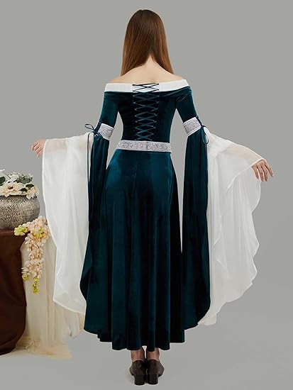 DAIZBELLA Women's Medieval Ren - Women'S Green Formal Wear recension och pris