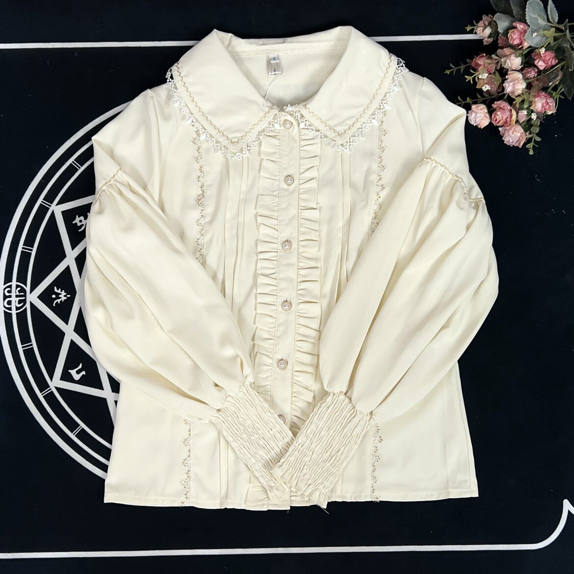 Sweet Doll Collar Lolita Shirt - Women Formal Blouses For Evening Wear recension och pris