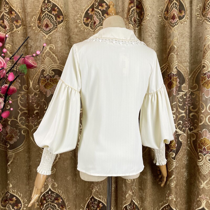 Sweet Doll Collar Lolita Shirt - Women Formal Blouses For Evening Wear recension och pris