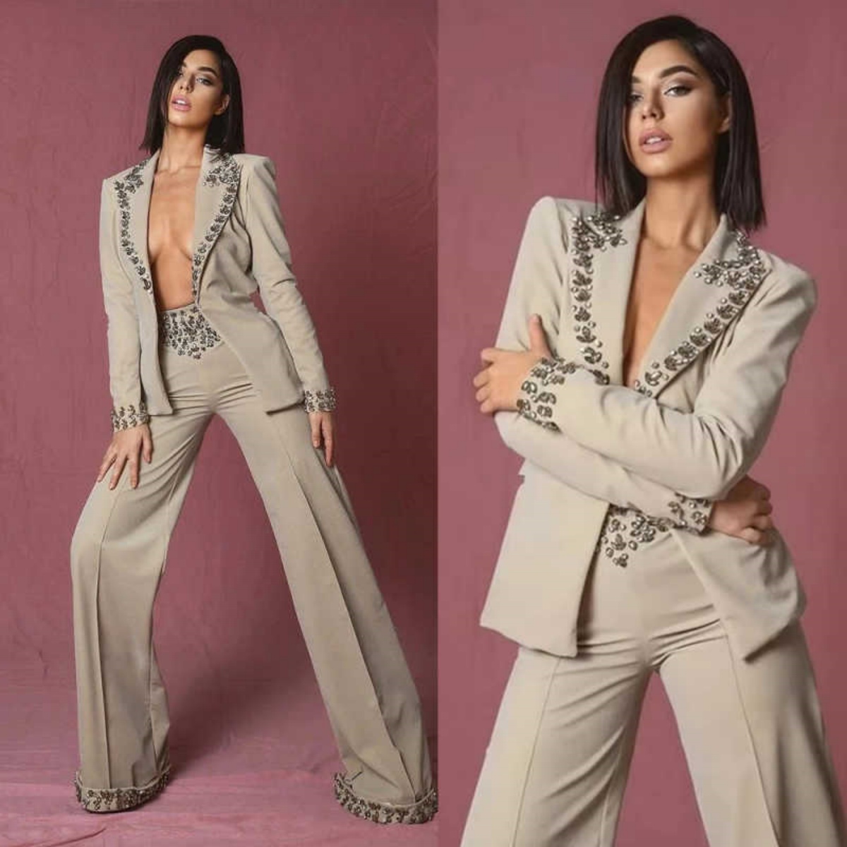 Amazing Rhinestones Women Suit - Women'S Formal Wear Jackets recension och pris