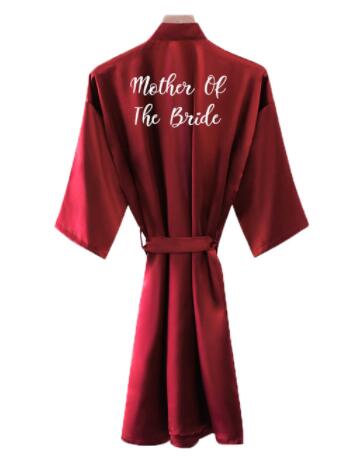 Bride Robe Women Burgundy Robe - Women'S Formal Wear Wedding recension och pris