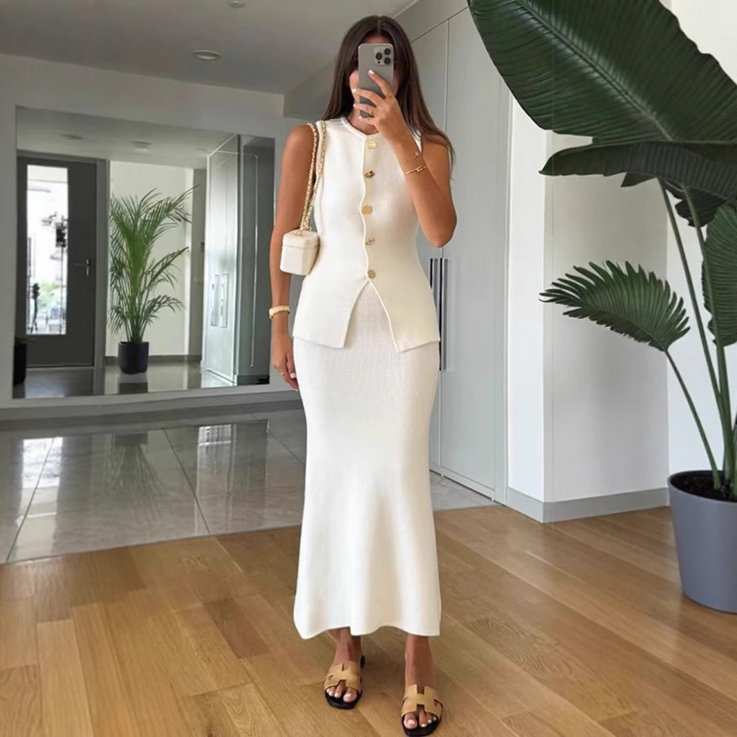 Round-neck Single-breasted Sle - Women'S Office Formal Wear For Ladies recension och pris