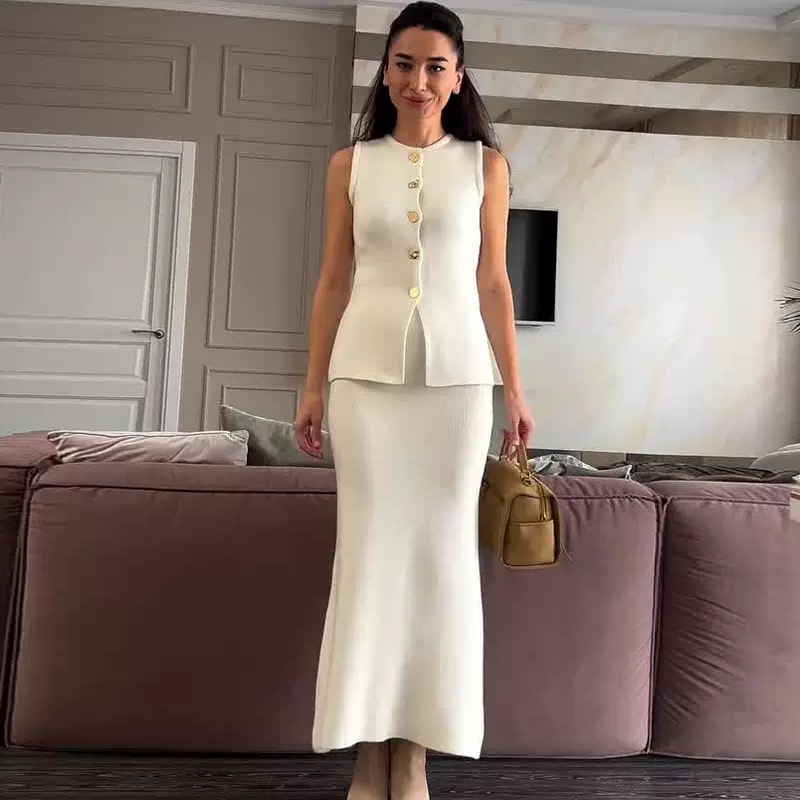 Round-neck Single-breasted Sle - Women'S Office Formal Wear For Ladies recension och pris