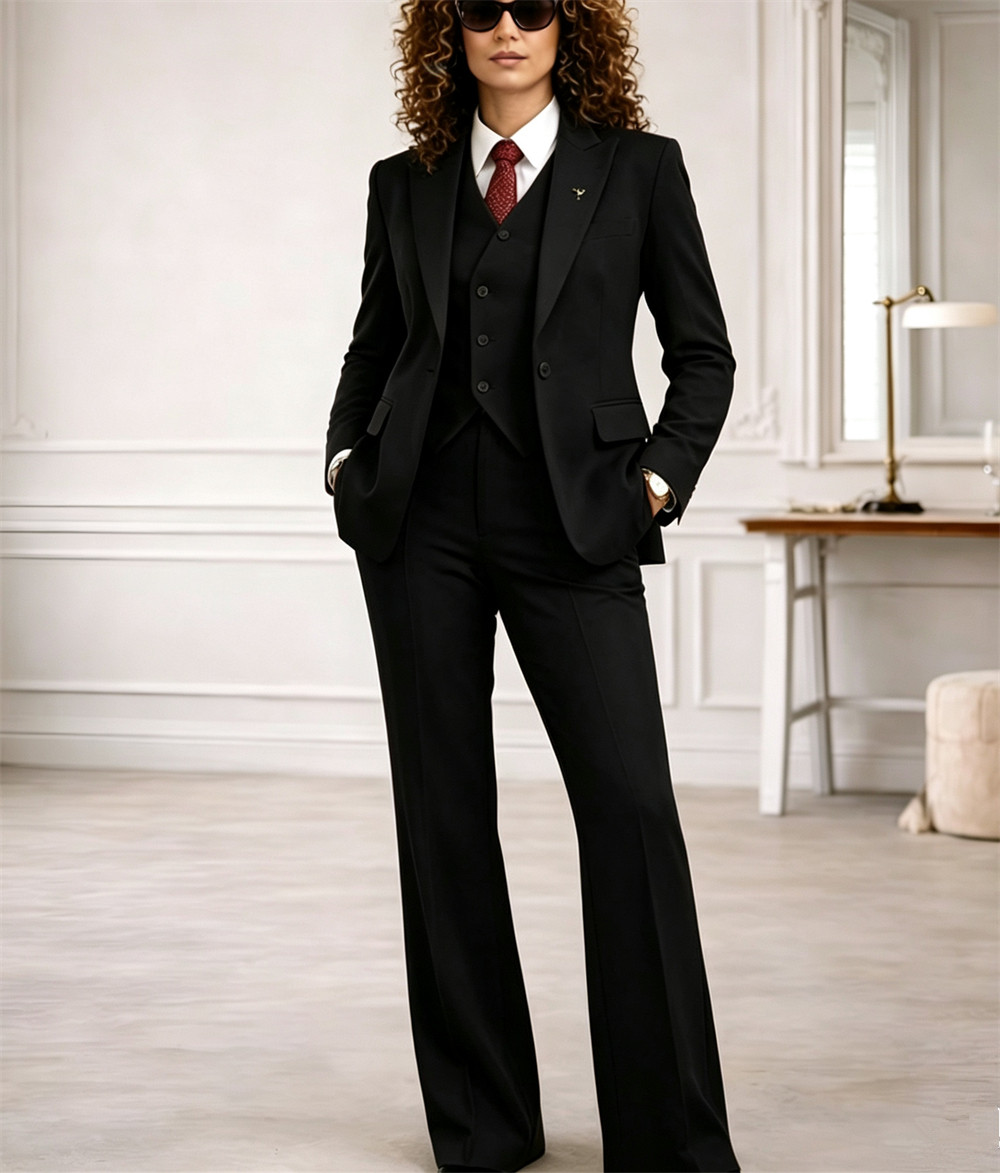 Rust Women's Suits 3 Pcs Vinta - Women Formal Wear Vest recension och pris