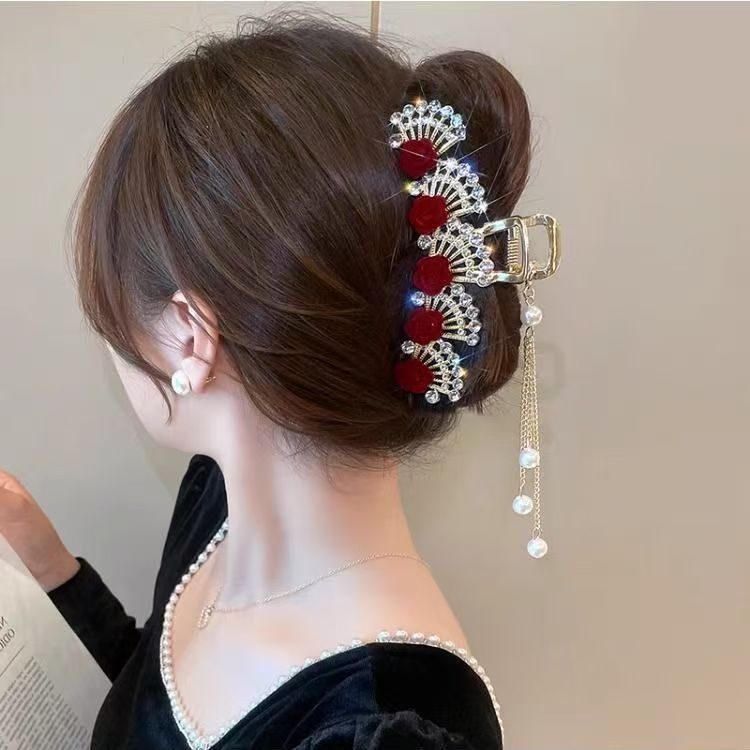 Vintage Red Floral Rhinestone  - High End Women'S Formal Wear recension och pris