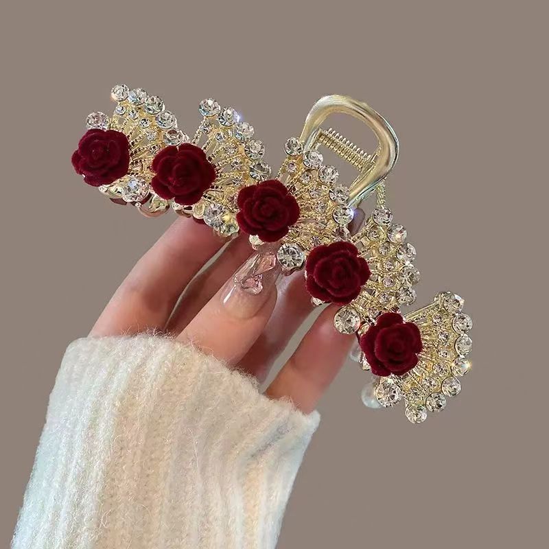 Vintage Red Floral Rhinestone  - High End Women'S Formal Wear recension och pris