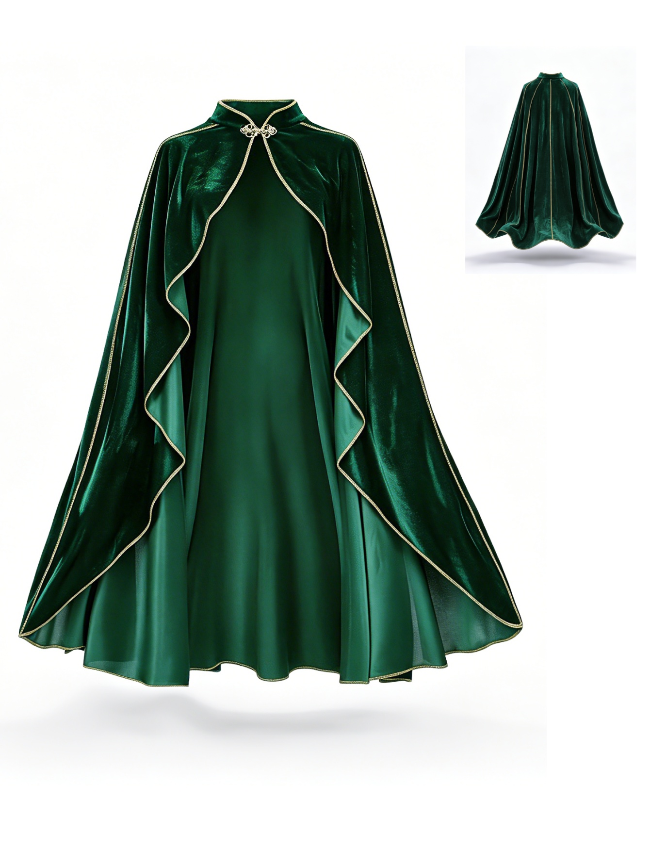 Women Vintage Green Velvet Cap - Women'S Green Formal Wear recension och pris