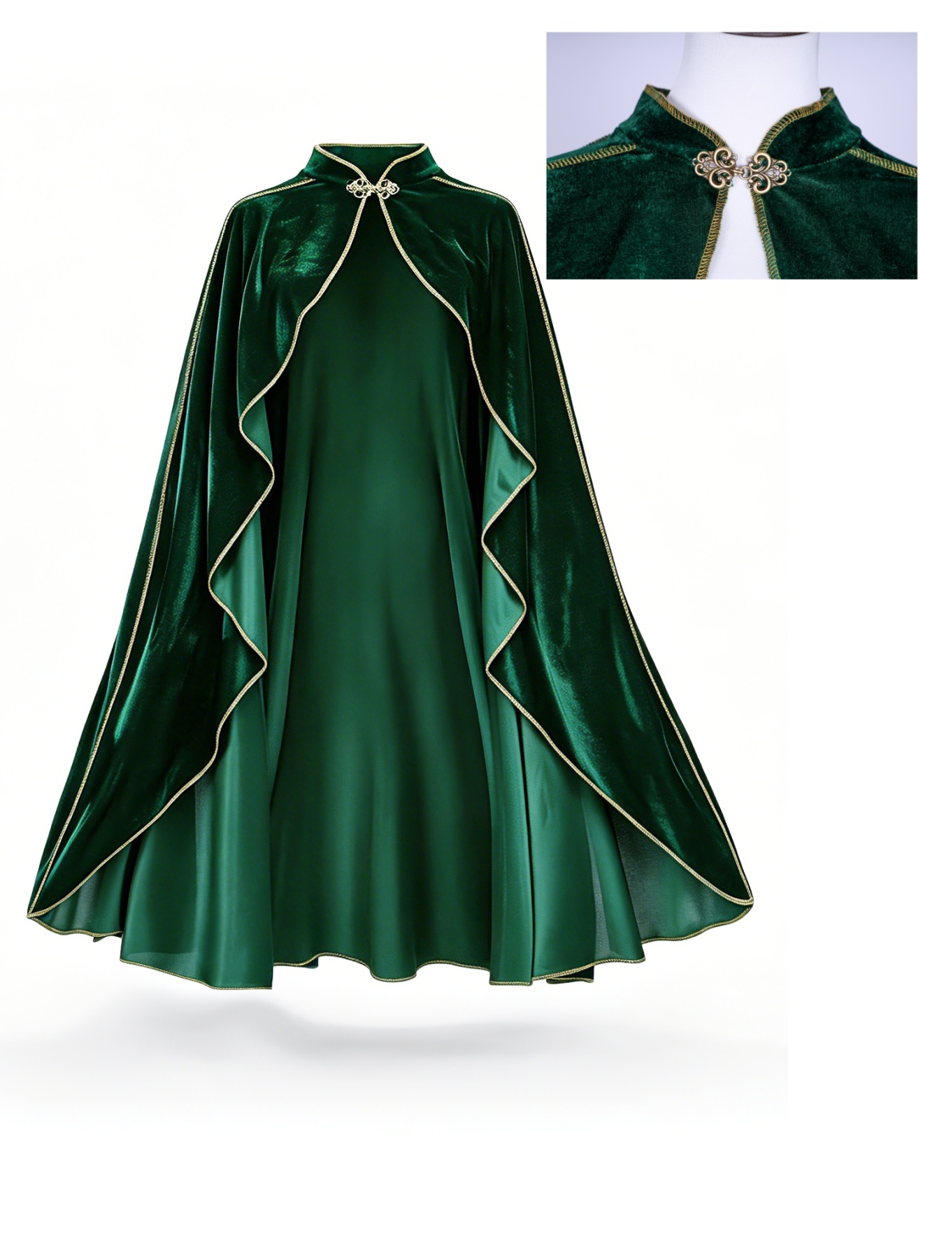 Women Vintage Green Velvet Cap - Women'S Green Formal Wear recension och pris