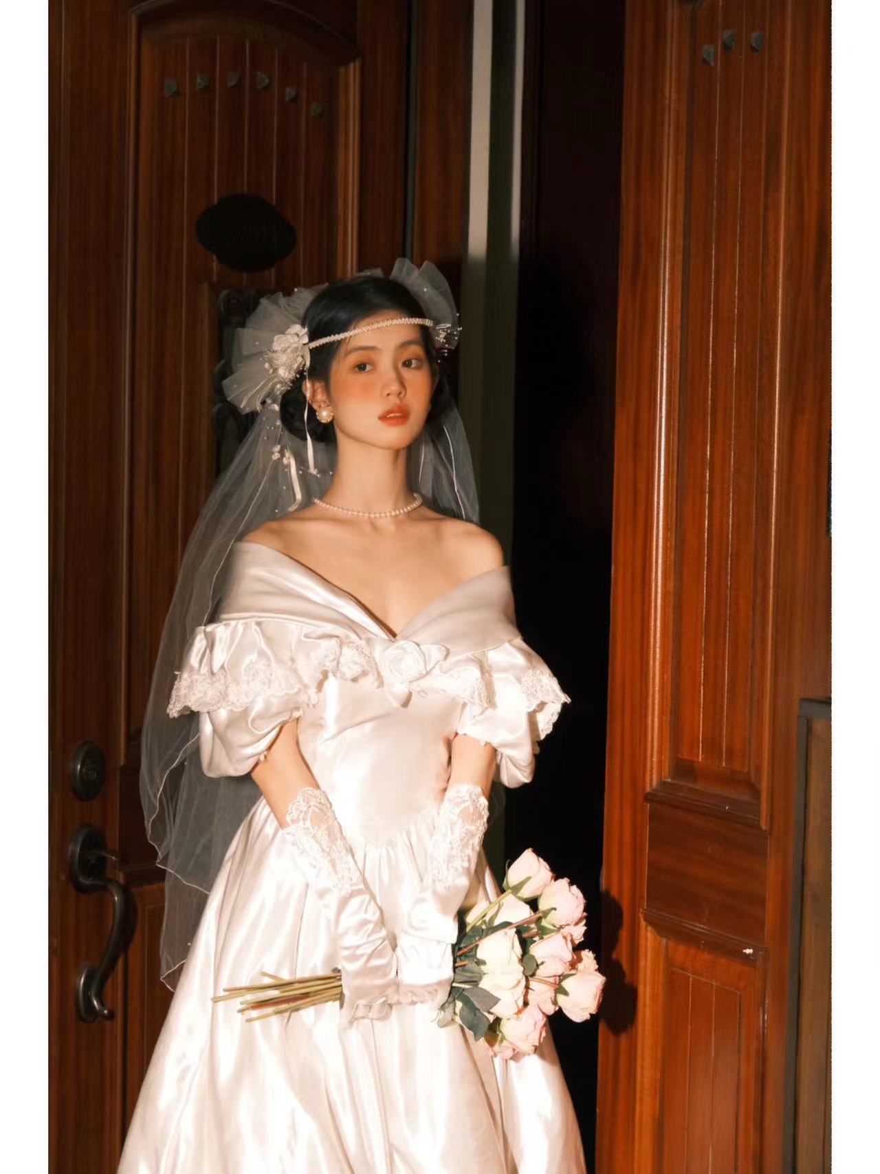 Vintage Hong Kong Style Weddin - Women Formal Wear Ethnic recension och pris