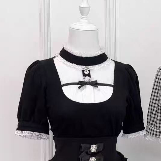 Japanese Lolita Blouse Women K - Women Formal Blouses For Evening Wear recension och pris