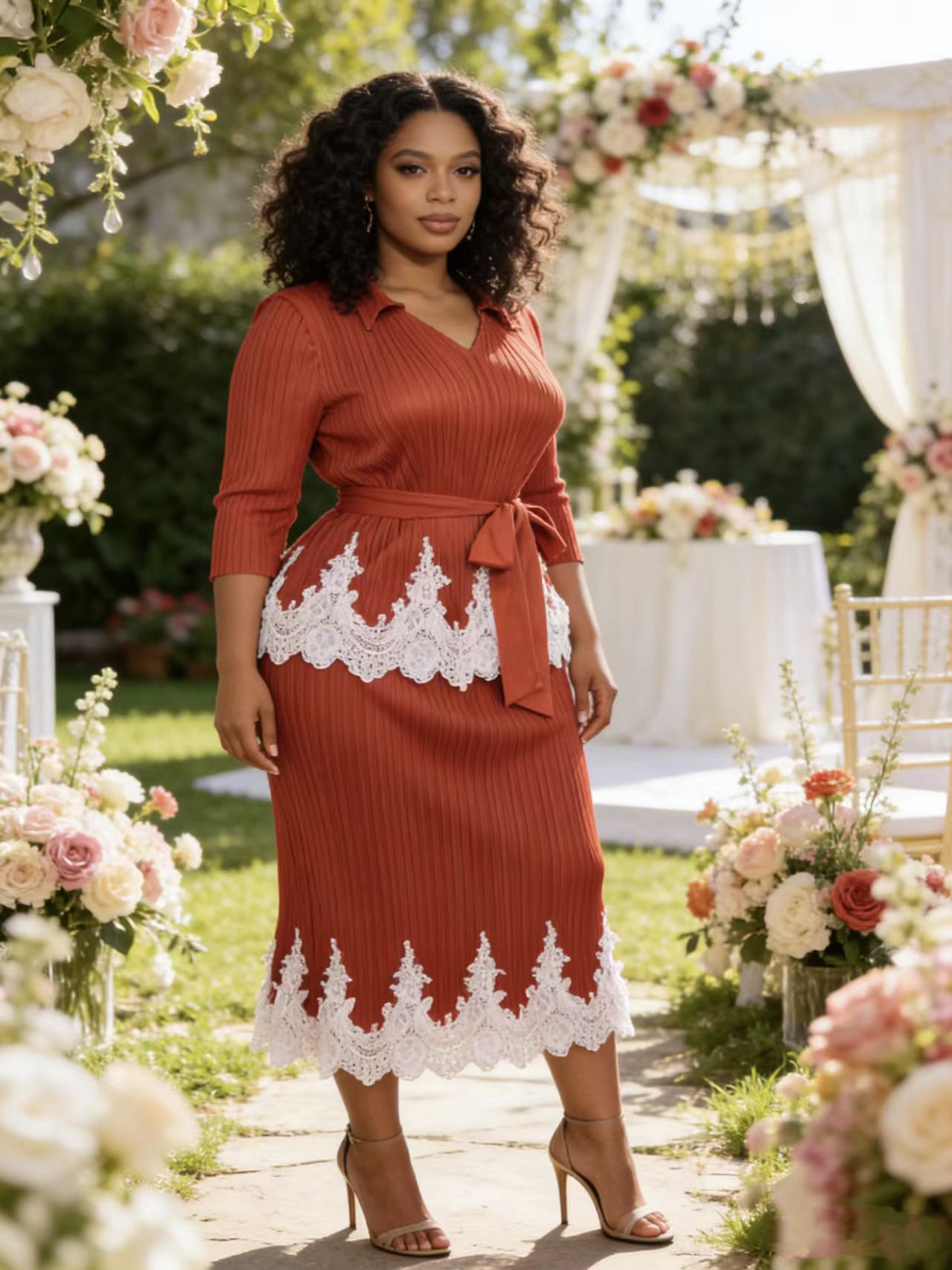 Miyaki Dress Plus-Size Two-Pie - Women'S Formal Wear Wedding recension och pris