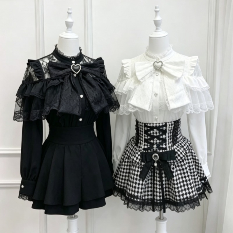 2026 Japanese Kawaii Lolita Bl - Women Formal Blouses For Evening Wear recension och pris